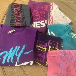 Whole sale pre-own Zumba Xl/XXL Women's Shirts Sleeve Tee